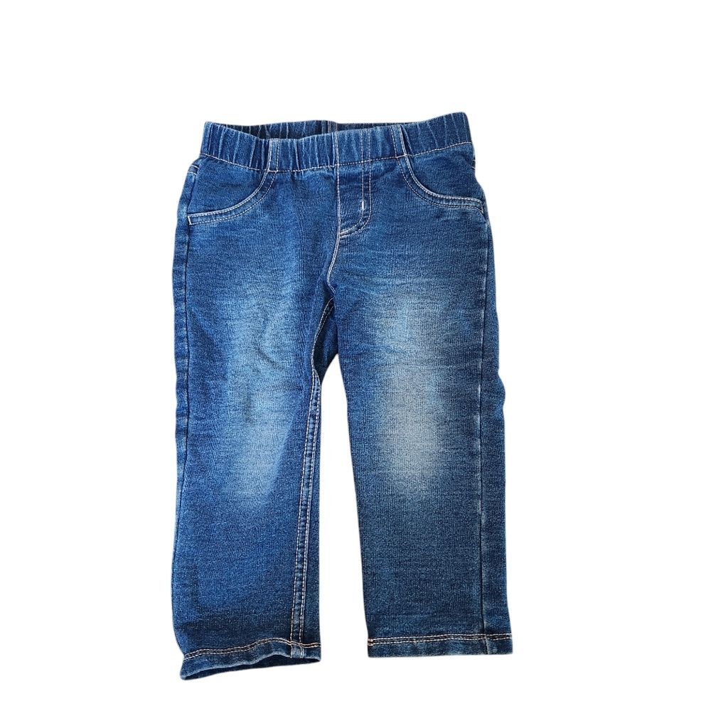 Jumping Beans Girls Blue Pull-on Jeggings Size 18 months